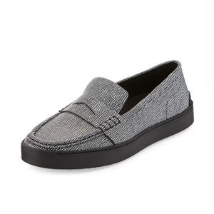 RAG & BONE Colby Slip On Printed Leather Loafers